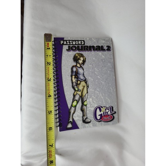 Password Journal Notebook Girltech Unused Notebook 4 x 6" - Picture 2 of 9